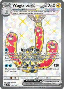 Wugtrio ex [Full Art Ultra Rare] #190/162 - Temporal Forces