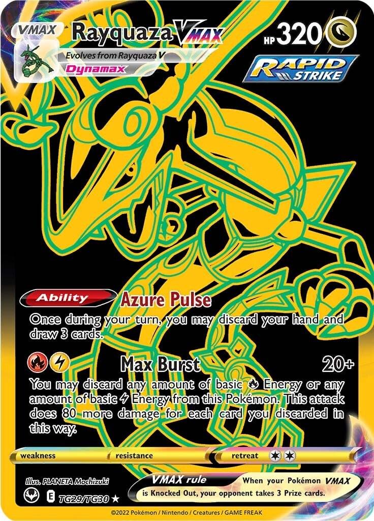 Rayquaza VMAX [Secret Rare] #TG29/TG30 - Silver Tempest
