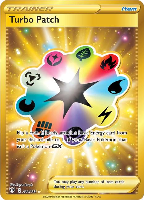 Turbo Patch [Secret Rare] n#200/189 - Darkness Ablaze