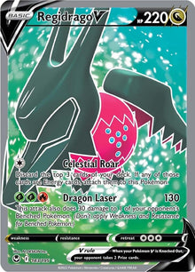 Regidrago V [Full Art Ultra Rare] #183/195 - Silver Tempest