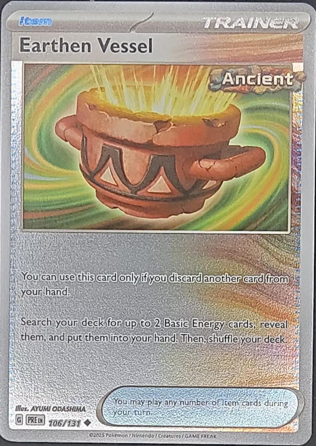 Earthen Vessel [Reverse Holo] PRE#106131 - Prismatic Evolutions