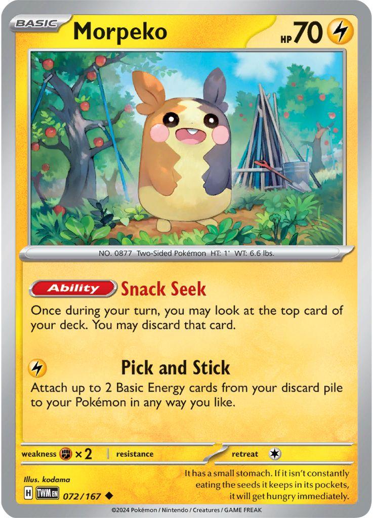 Morpeko [Uncommon] #072/167 - Twilight Masquerade