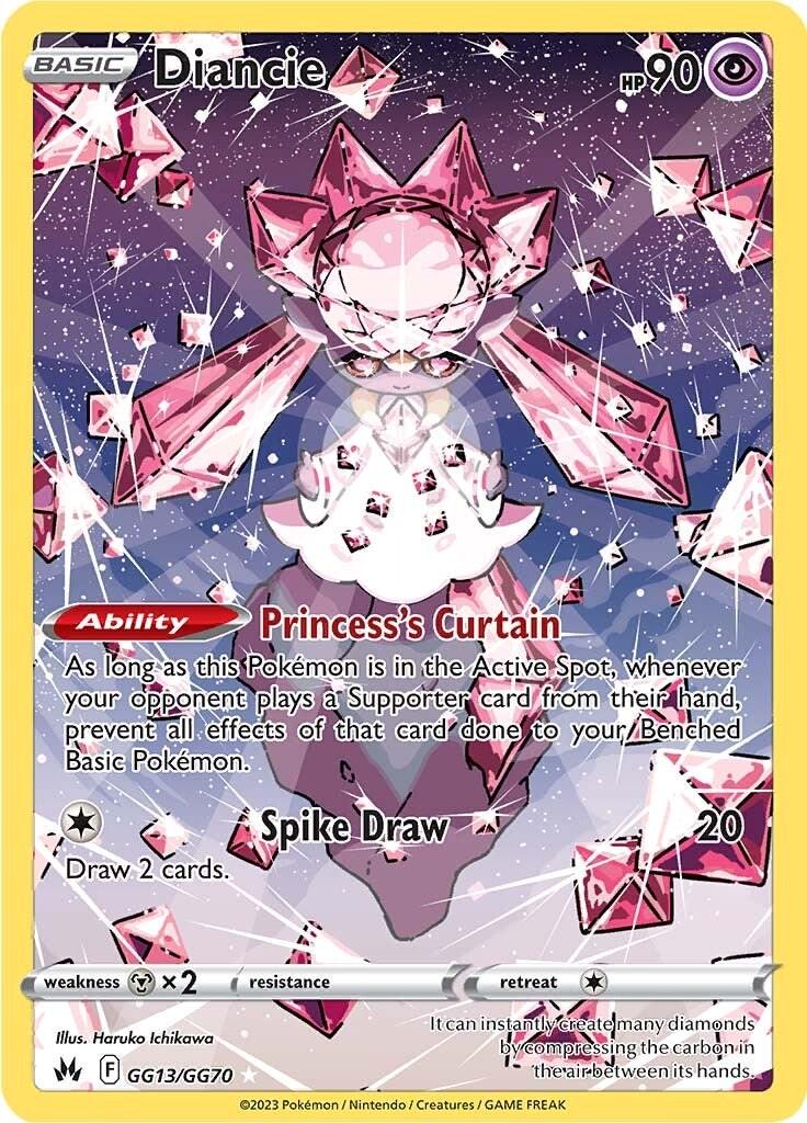Diancie [Holo Rare] #GG13/GG70 - Crown Zenith
