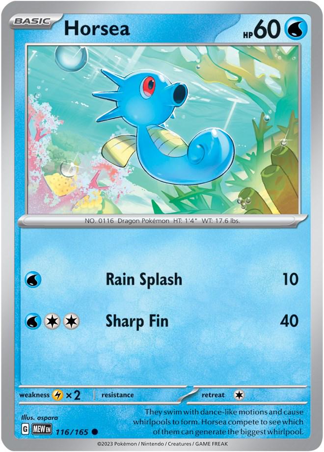 Horsea [Common] #116/165 - 151