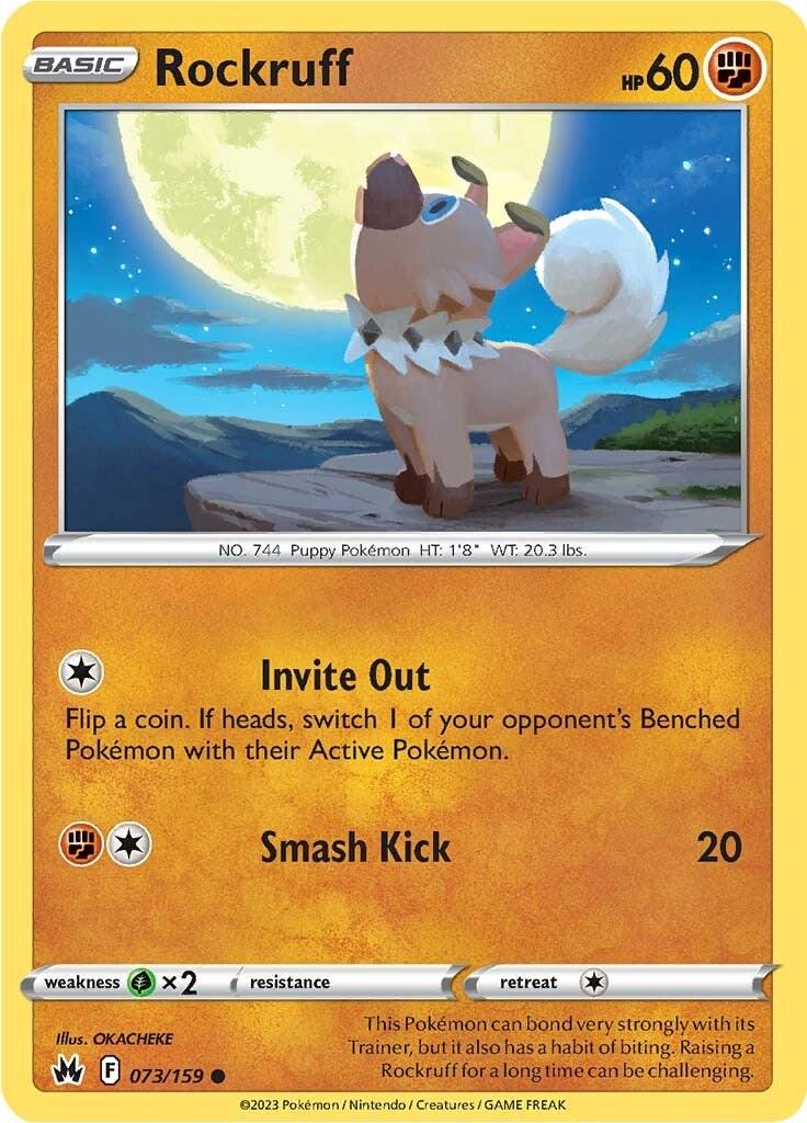 Rockruff [Common] #073/159 - Crown Zenith
