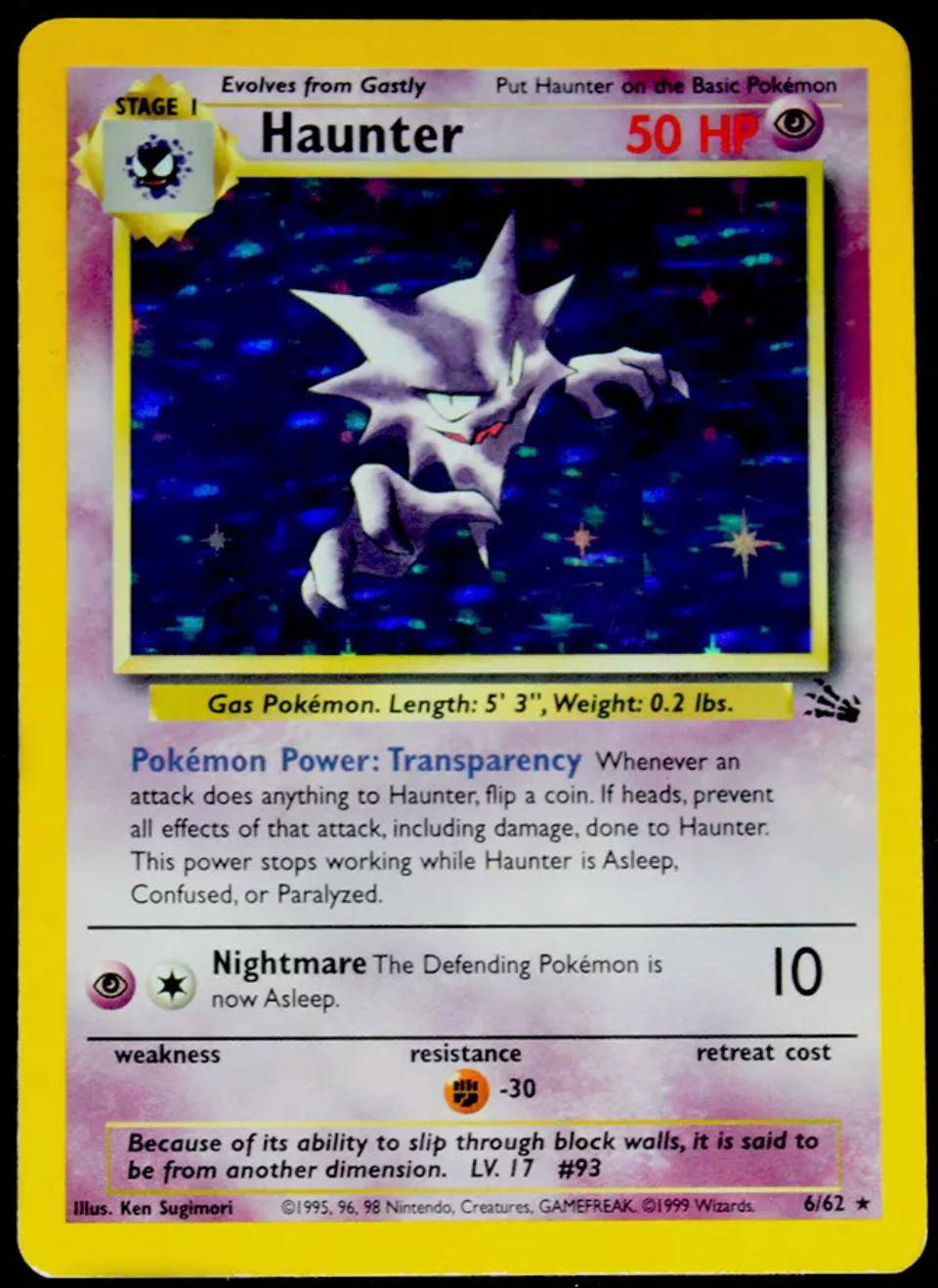 Haunter [Holo Rare] #6 - Fossil
