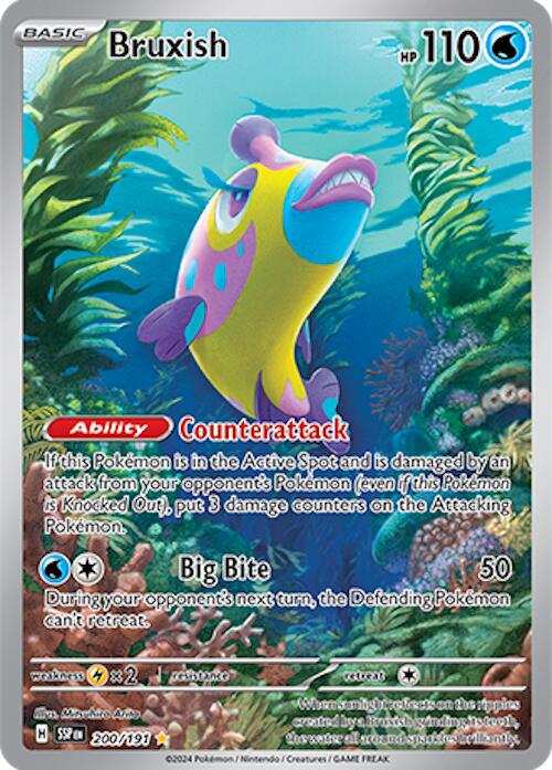 Bruxish [Illustration Rare] #200/191 - Surging Sparks