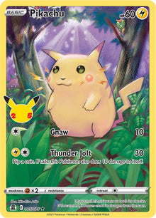 Pikachu [Full Art Holo Rare] #005/025 - Celebrations