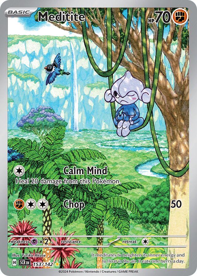 Meditite [Illustration Rare] #153/142 - Stellar Crown
