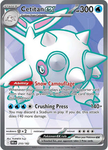 Cetitan ex [Full Art Ultra Rare] DRI #210/182 - Destined Rivals
