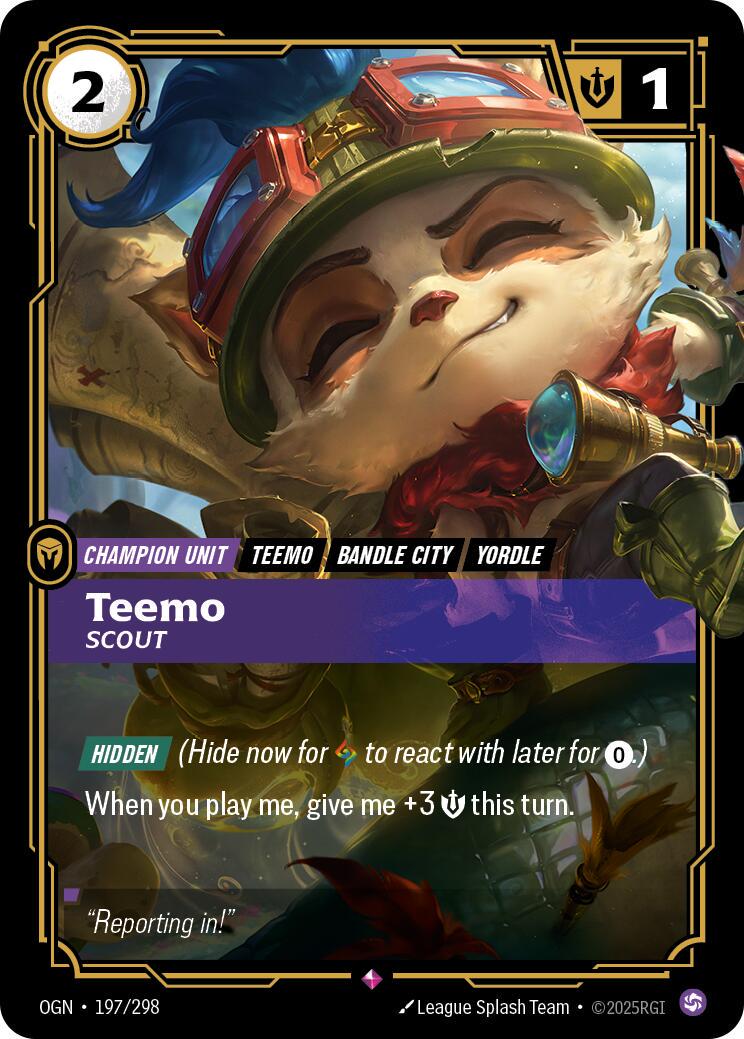 Teemo - Scout [Rare] #197/298 - Origins