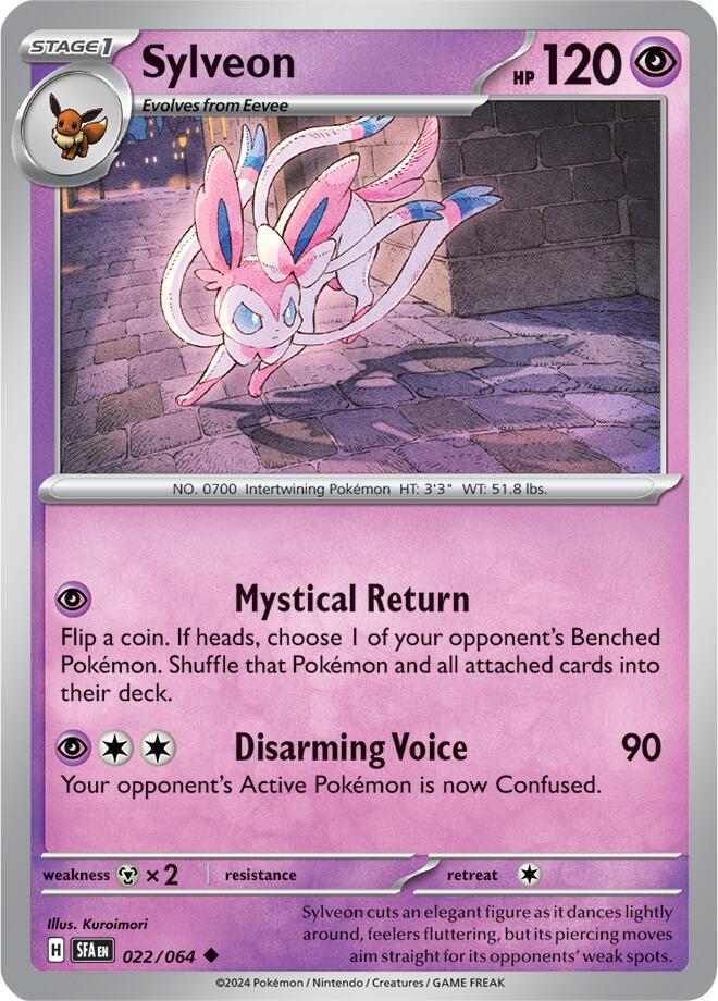 Sylveon [Uncommon] #022/064 - Shrouded Fable