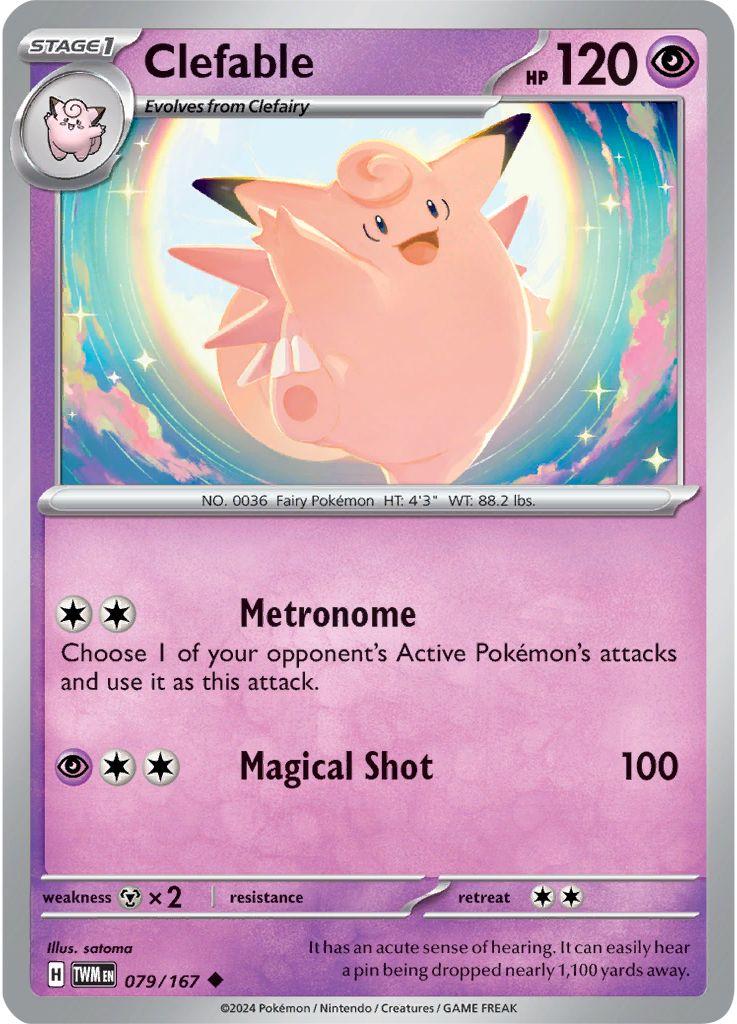 Clefable [Uncommon] #079/167 - Twilight Masquerade