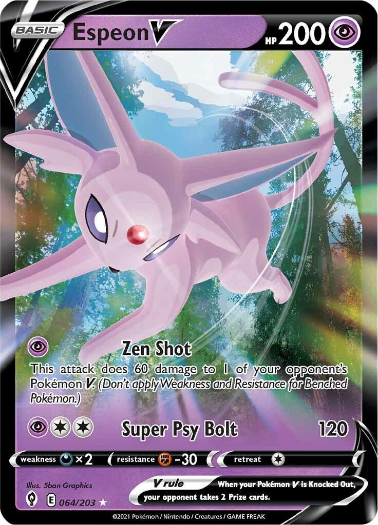 Espeon V [Ultra Rare] #064/203 - Evolving Skies