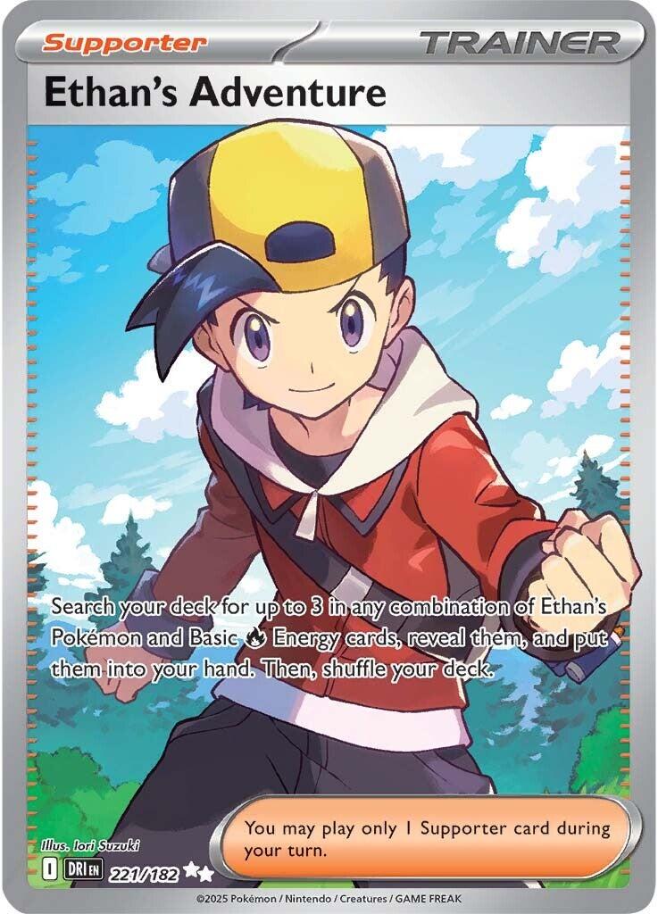 Ethan's Adventure [Full Art Ultra Rare] #221/182 - Destined Rivals