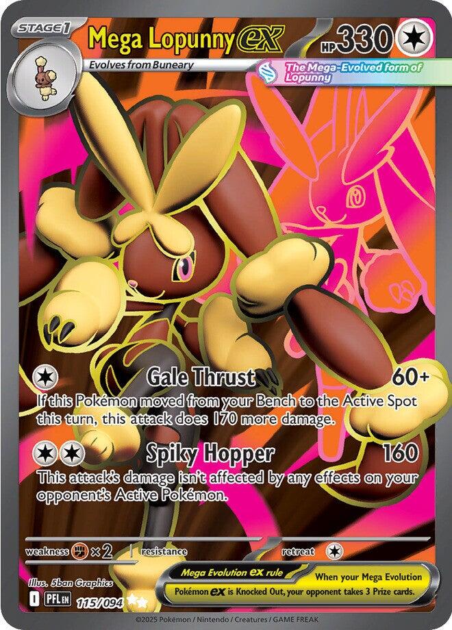 Mega Lopunny ex [Full Art Ultra Rare] #115/094 - Phantasmal Flames