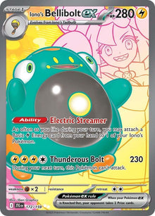 Iono's Bellibolt Ex [Full Art Ultra Rare] JTG #172/159 - Journey Together