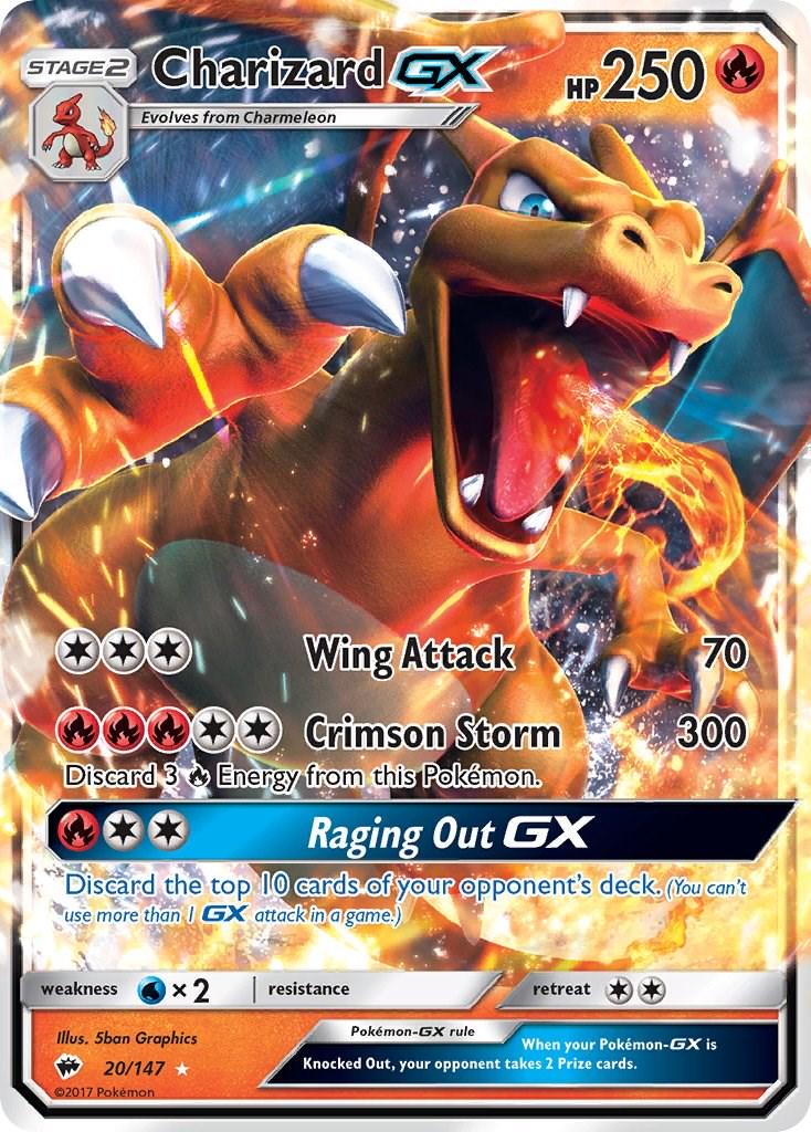 Charizard GX [Ultra Rare] #20/147 - Burning Shadows