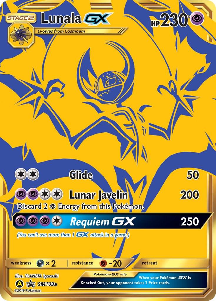 Lunala GX [Promo/Alternate Art] #SM103a