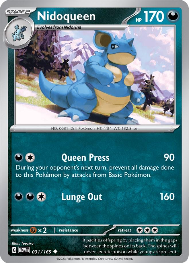 Nidoqueen [Uncommon] #031/165 - 151