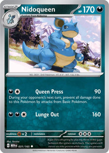 Nidoqueen [Uncommon] #031/165 - 151