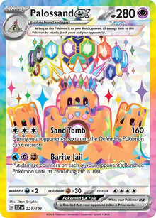 Palossand ex [Full Art Ultra Rare] #221/191 - Surging Sparks