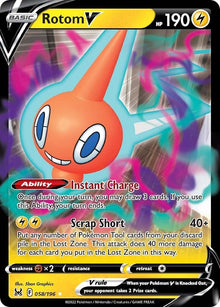 Rotom V [Ultra Rare] #058/196 - Lost Origin