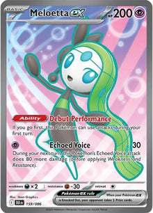 Meloetta ex [Full Art Ultra Rare] #159/086 - Black Bolt