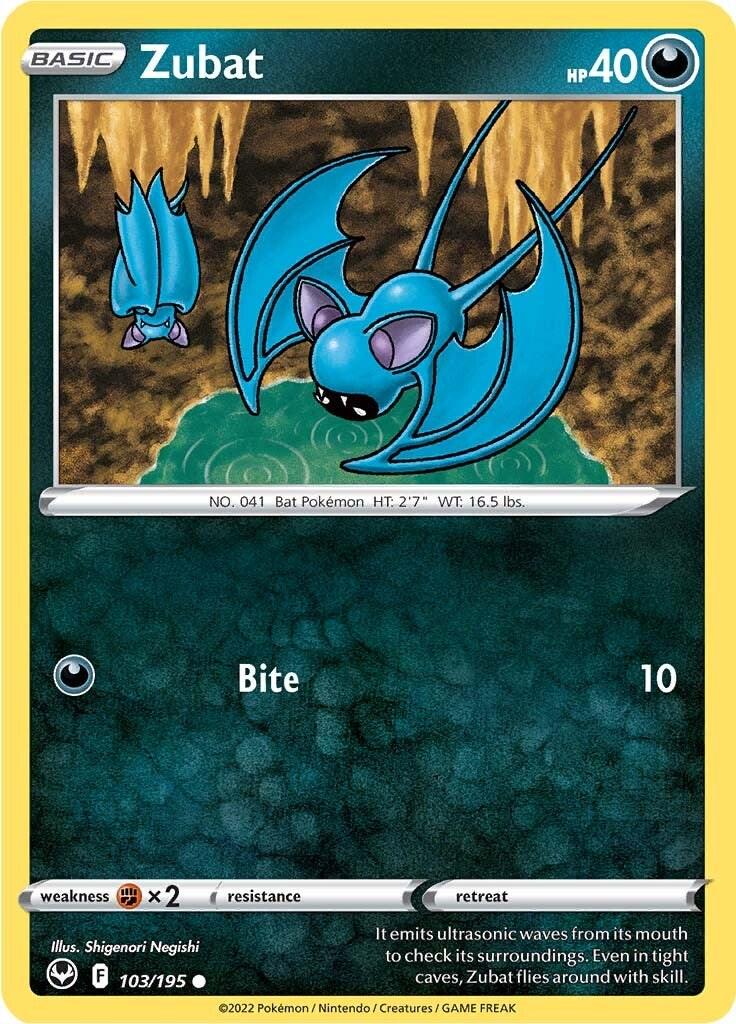 Zubat [Common] #103/195 - Silver Tempest
