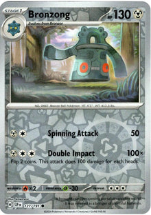 Bronzong [Reverse Holo] #127/191 - Surging Sparks