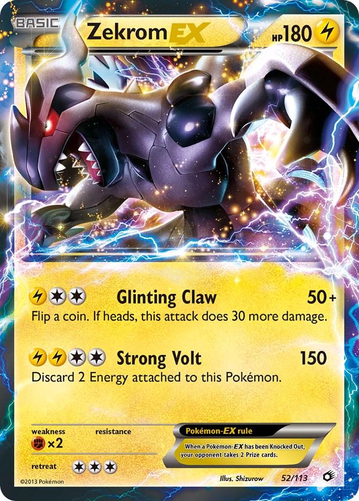 Zekrom EX [Ultra Rare] #52/113 - Legendary Treasures