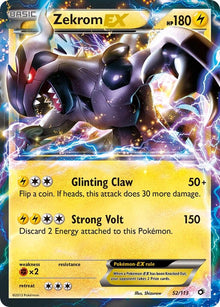 Zekrom EX [Ultra Rare] #52/113 - Legendary Treasures