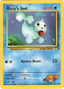 Misty's Seel [Common] #88/132 - Gym Heroes