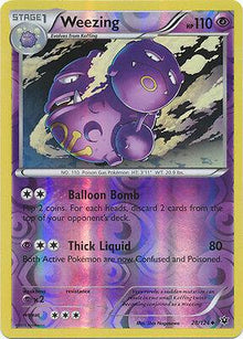 Weezing [Reverse Holo] #28/124 - Fates Collide