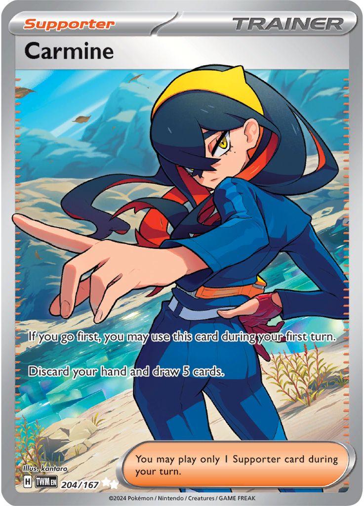 Carmine [Full Art Ultra Rare] #204/167 - Twilight Masquerade