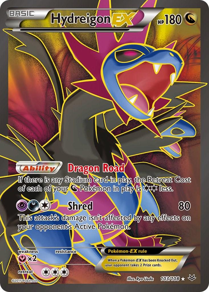 Hydreigon EX [Full Art Ultra Rare] #103/108 - Roaring Skies