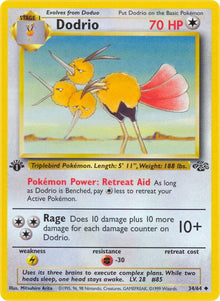 Dodrio [1st Edition] #34/64 - Jungle [HP]