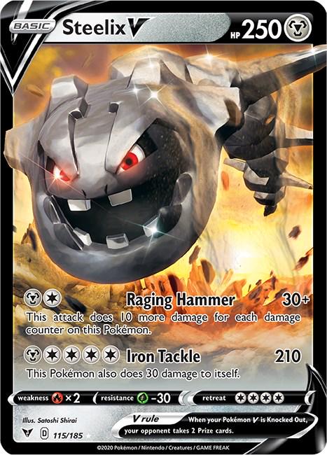 Steelix V [Ultra Rare] #115/185 - Vivid Voltage