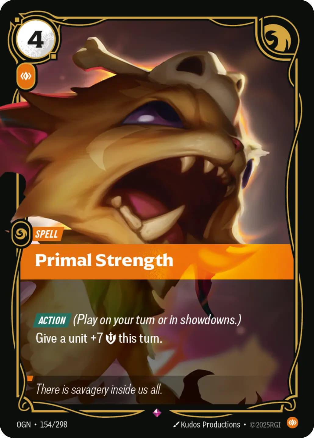 Primal Strength [Rare] #154/298 - Origins