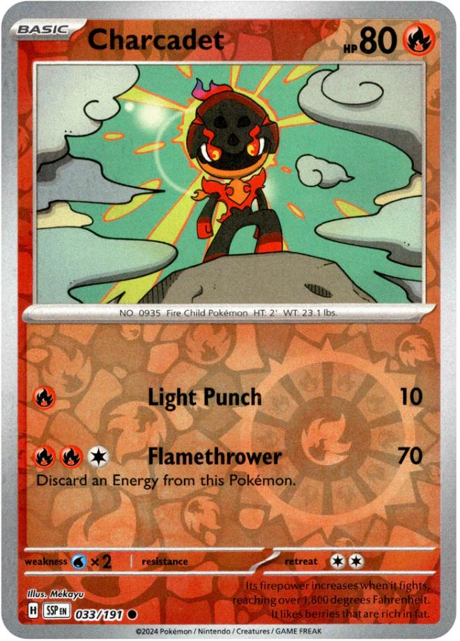 Charcadet [Reverse Holo] #033/191 - Surging Sparks