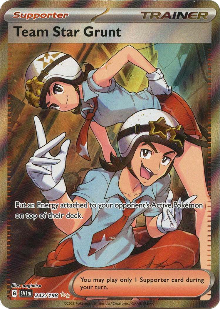 Team Star Grunt [Full Art Rare] #242/198 - Scarlet & Violet
