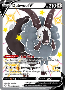 Dubwool V [Shiny Rare] #SV120/SV122 - Shining Fates
