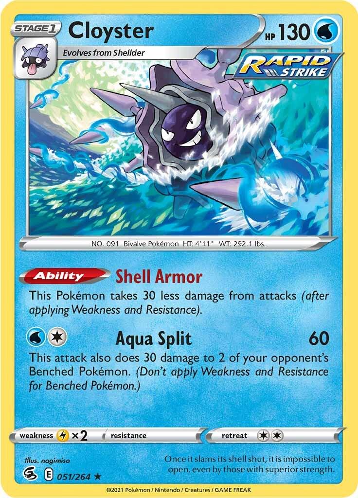 Cloyster [Common] #051/264 - Fusion Strike