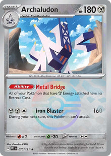Archaludon [Poke Ball] PRE #070/131 - Prismatic Evolutions