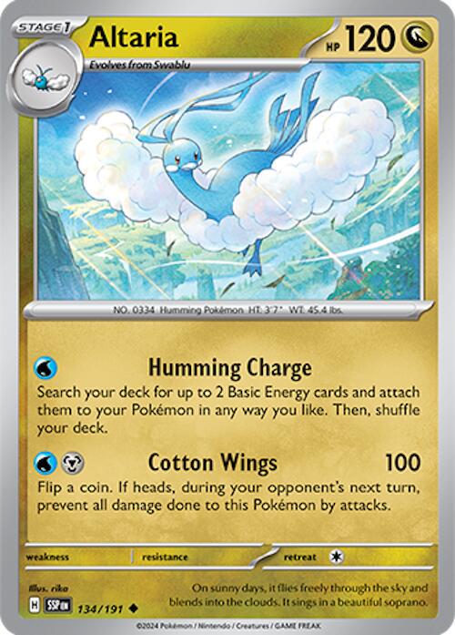 Altaria [Uncommon] #134/191 - Surging Sparks
