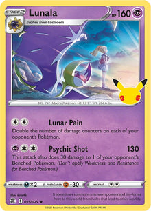 Lunala [Holo] #015/025 - Celebrations