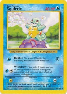 Squirtle [Common] #63/102 - Unlimited