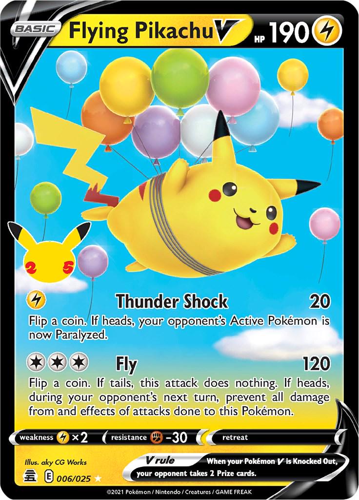 Flying Pikachu V [Ultra Rare] #006/025 - Celebrations