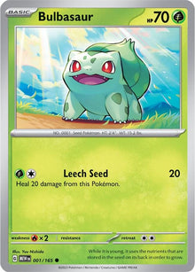 Bulbasaur [Common] #001/165 - 151