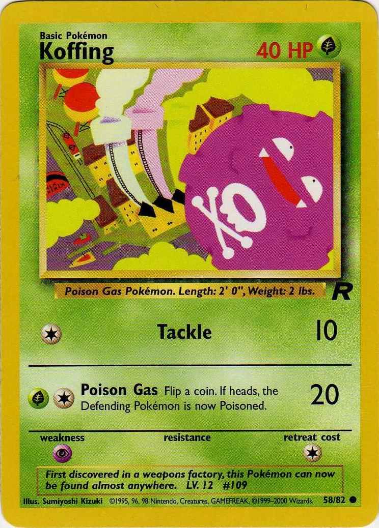 Koffing [Common] #58/82 - Team Rocket